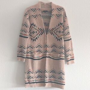 MM by MY MICHELLE Southwestern Aztec long cardigan NWT